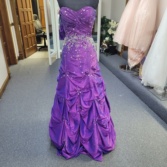 MoriLee Violet Purple Prom Pageant Dress Quince Long by Madeline
